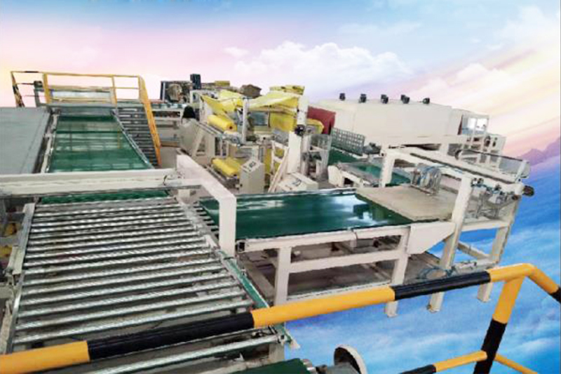 巖棉包裝碼板碼條雙工位機(jī)